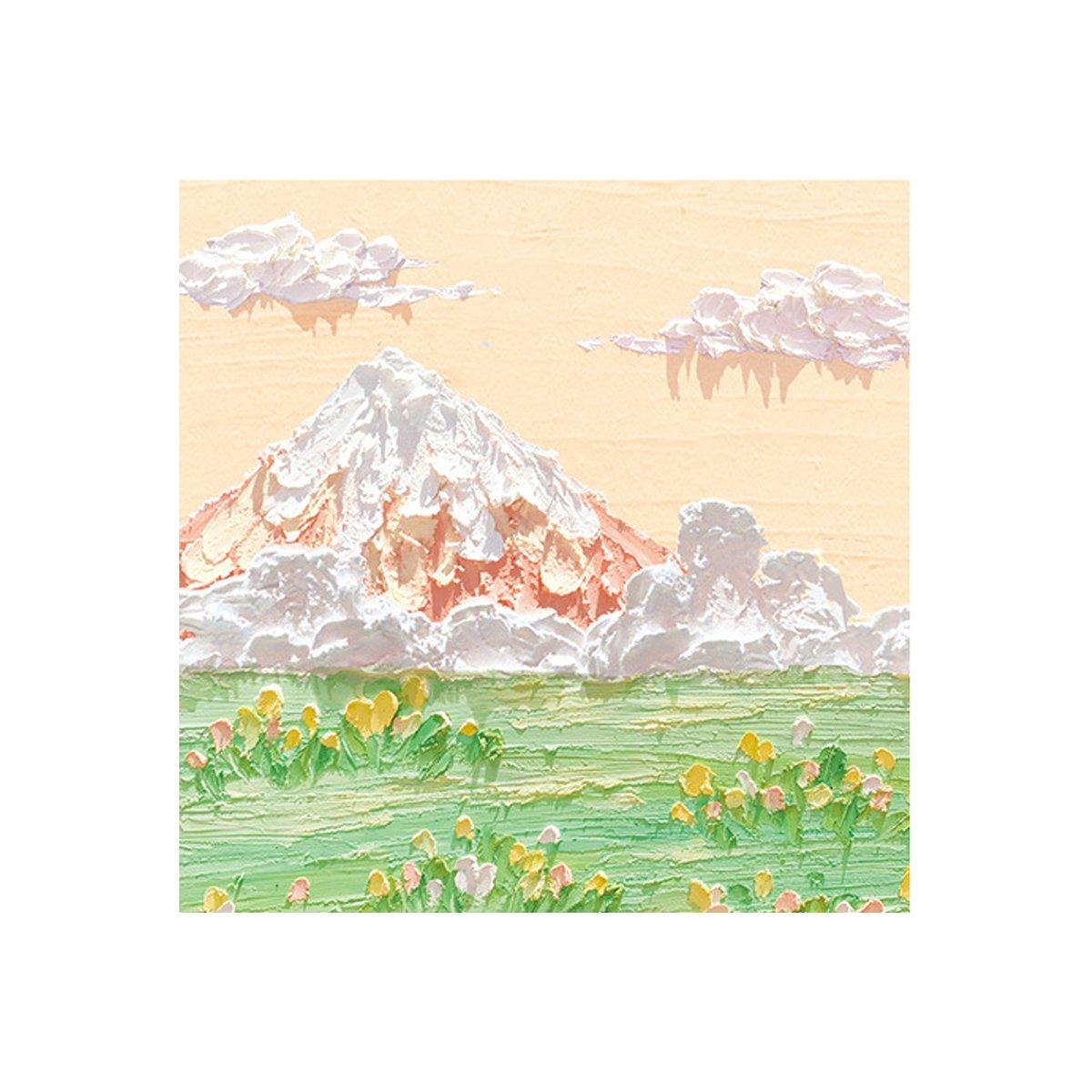 800 Sheets Colorful Oil Painting Sticky Notes Square Pads