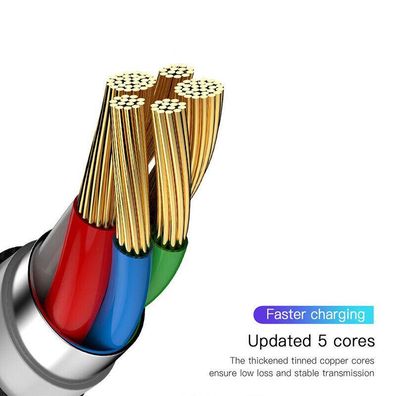 Baseus 60W USB C to Type C Cable PD Fast Charge Braided Lead
