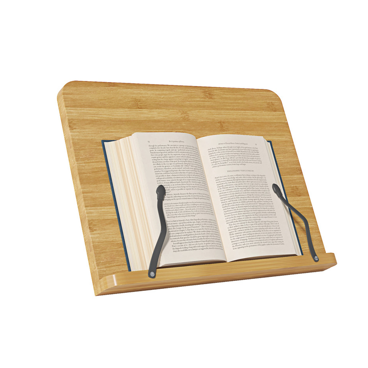 Wooden Adjustable Reading Stand Book Holder with 8 Angles