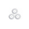 3pcs White