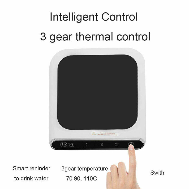 Smart USB Mug Warmer with 3-Level Temperature Control