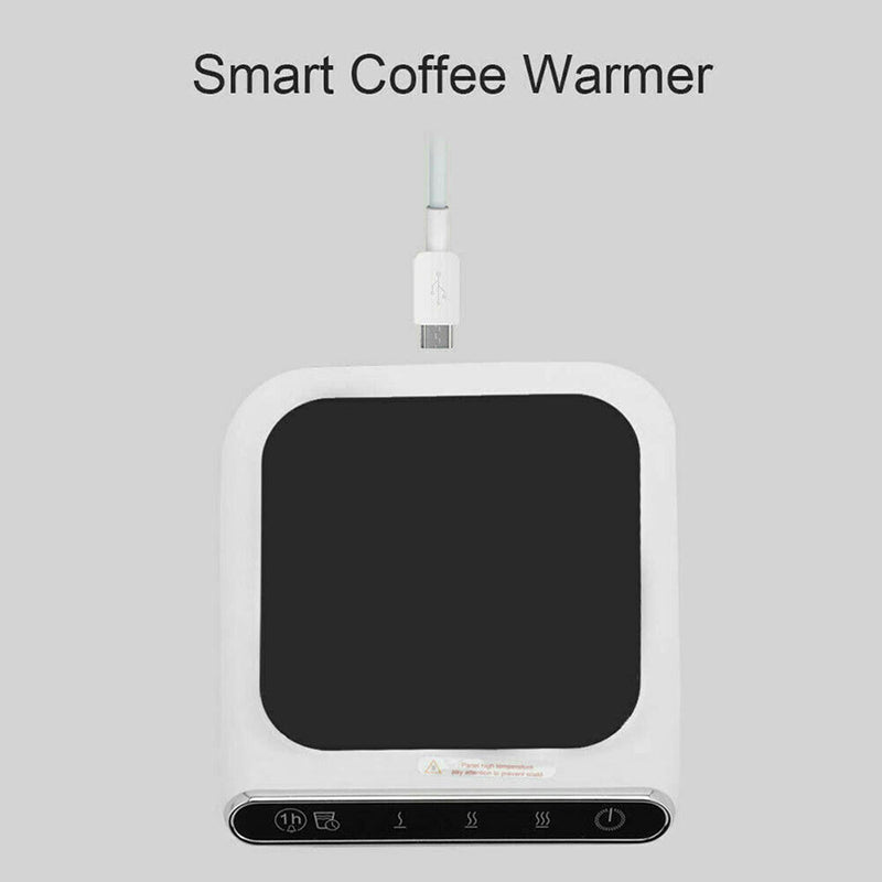 Smart USB Mug Warmer with 3-Level Temperature Control