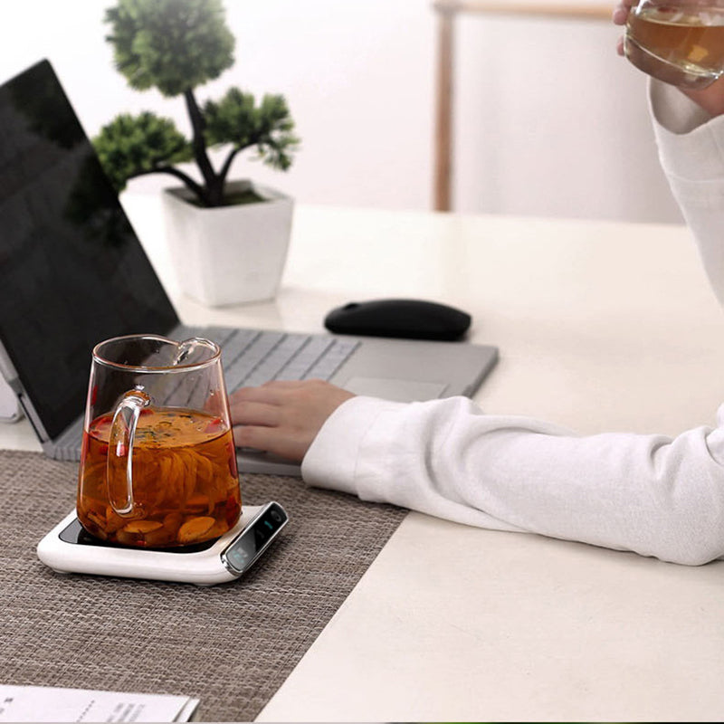 Smart USB Mug Warmer with 3-Level Temperature Control