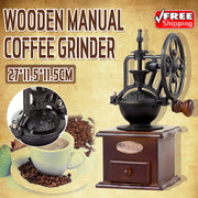 Wooden Manual Coffee Grinder with Ceramic Core