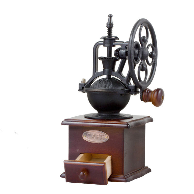 Wooden Manual Coffee Grinder with Ceramic Core
