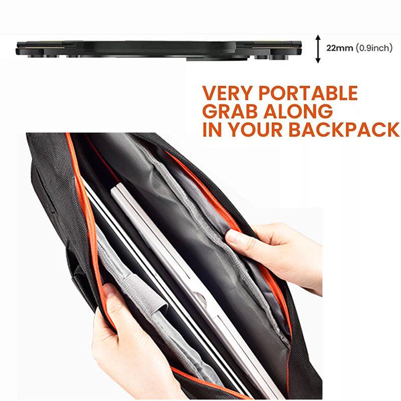 Ergonomic Adjustable Laptop Stand with Phone Holder