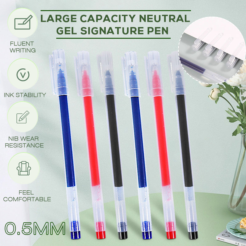 12PCS Rollerball Gel Pen Set Fine Point 0.5mm for Office & School Use