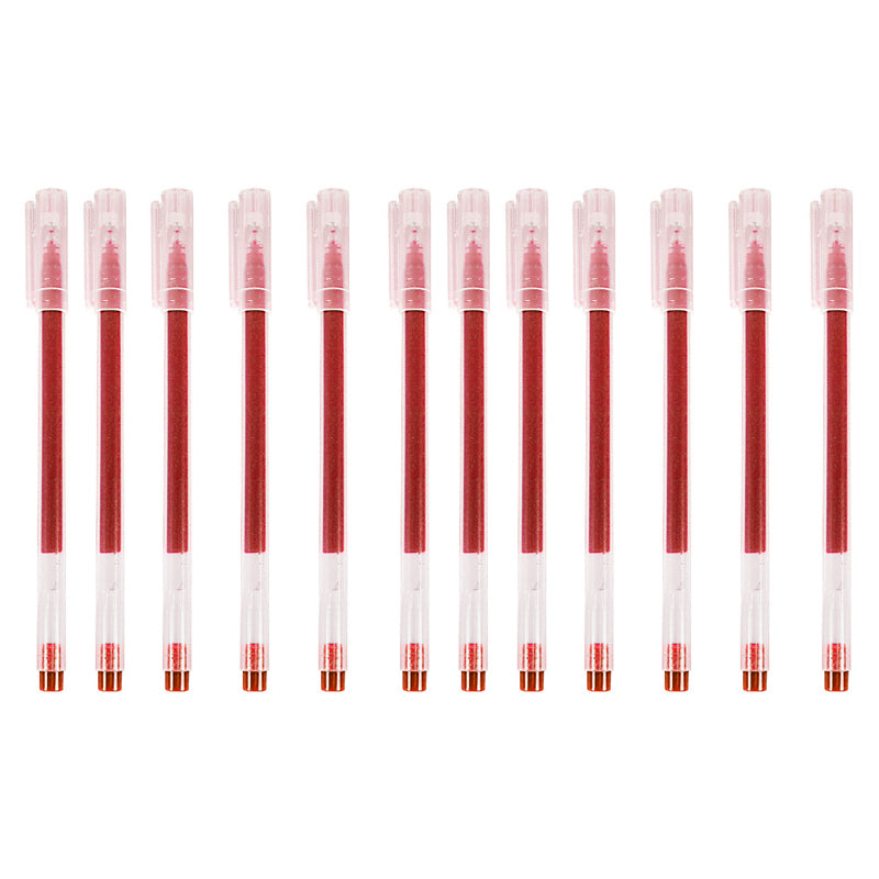 12PCS Rollerball Gel Pen Set Fine Point 0.5mm for Office & School Use