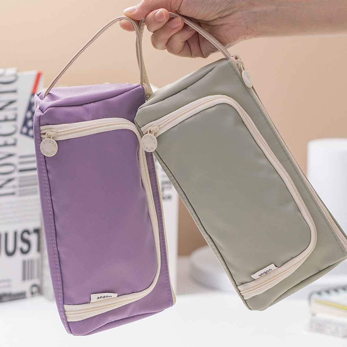 Pencil Case Large Capacity Multi-Layer with Waterproof Fabric