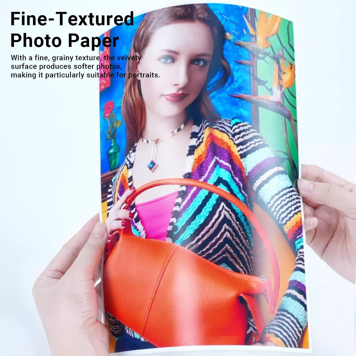 200 Sheets 6x4 Inch Photo Paper Velvet Surface 240gsm