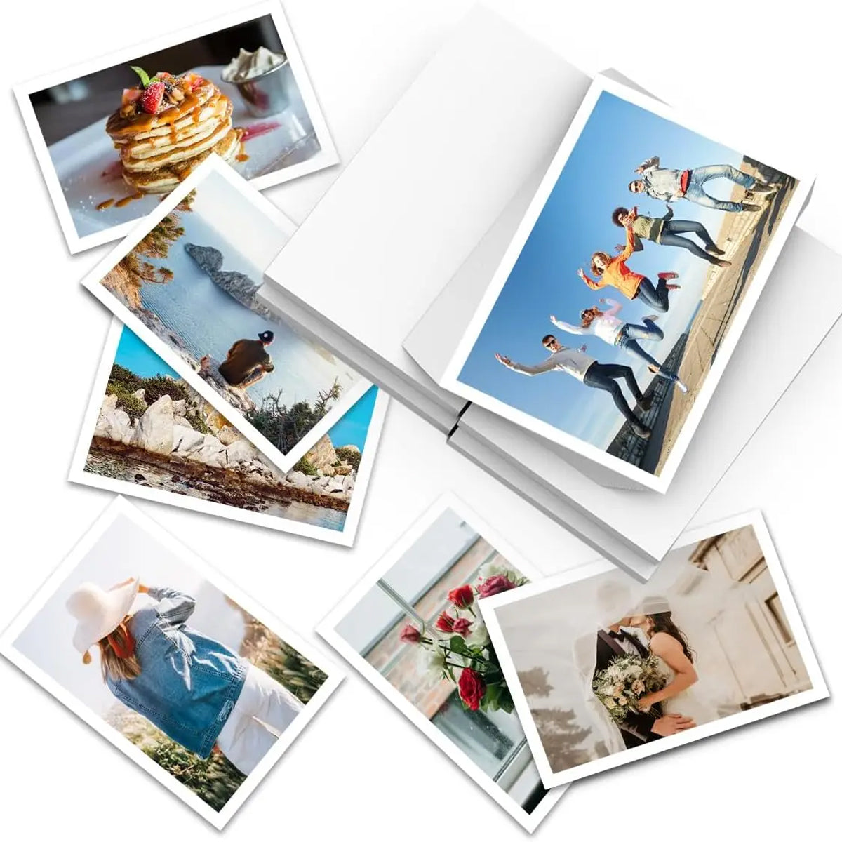 200 Sheets 6x4 Inch Photo Paper Velvet Surface 240gsm