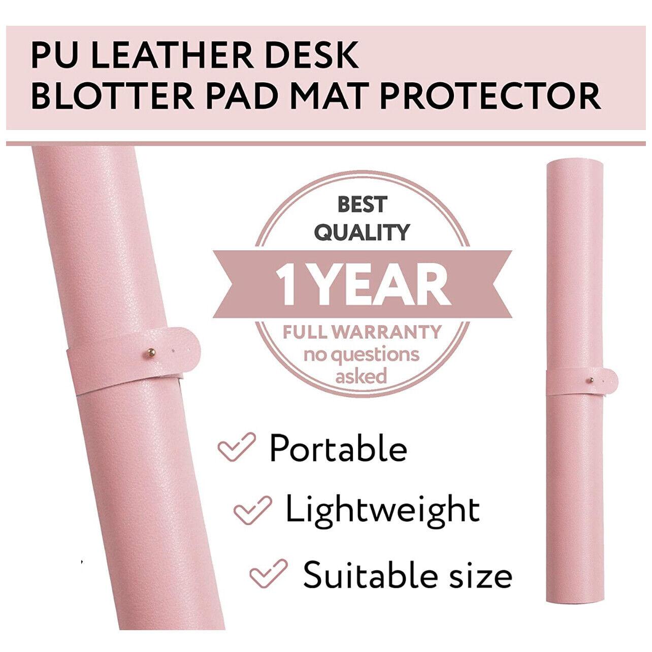 Large Leather Gaming Mouse Pad Waterproof Anti-Slip Desk Mat