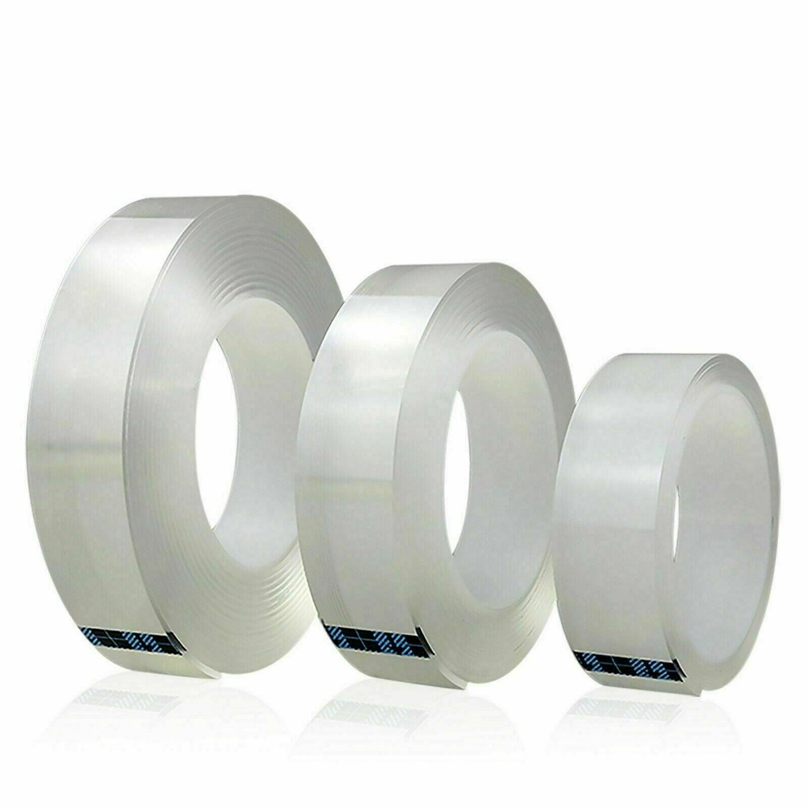 Clear Double-Sided Nano Tape Traceless Gel 20–30 mm