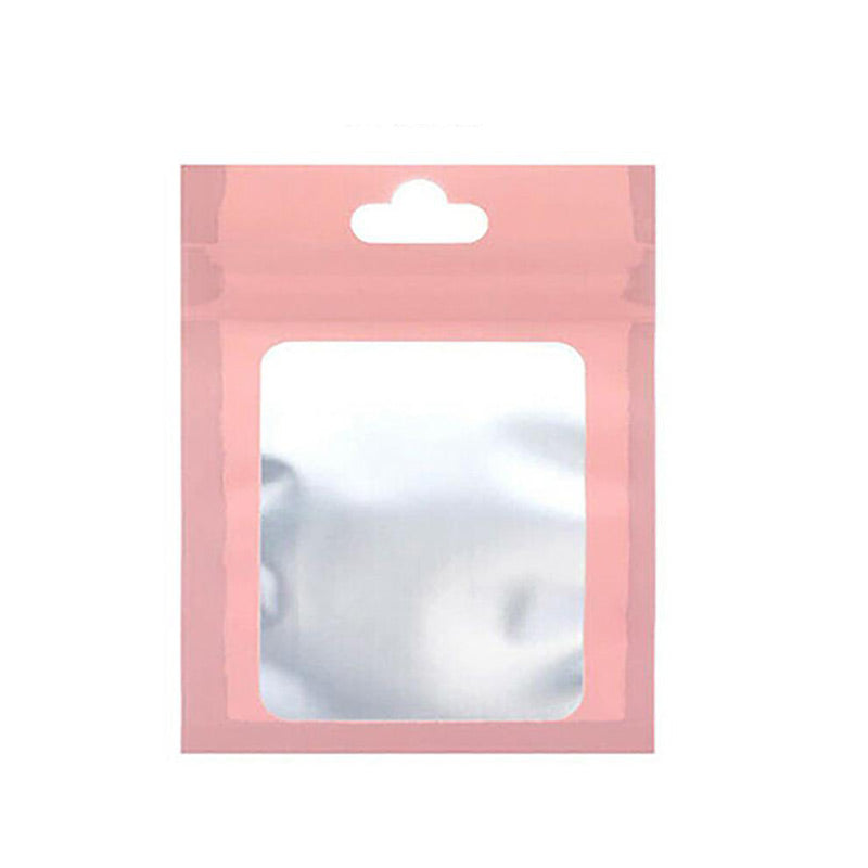 200pcs Resealable Aluminium Foil Zip Lock Bags