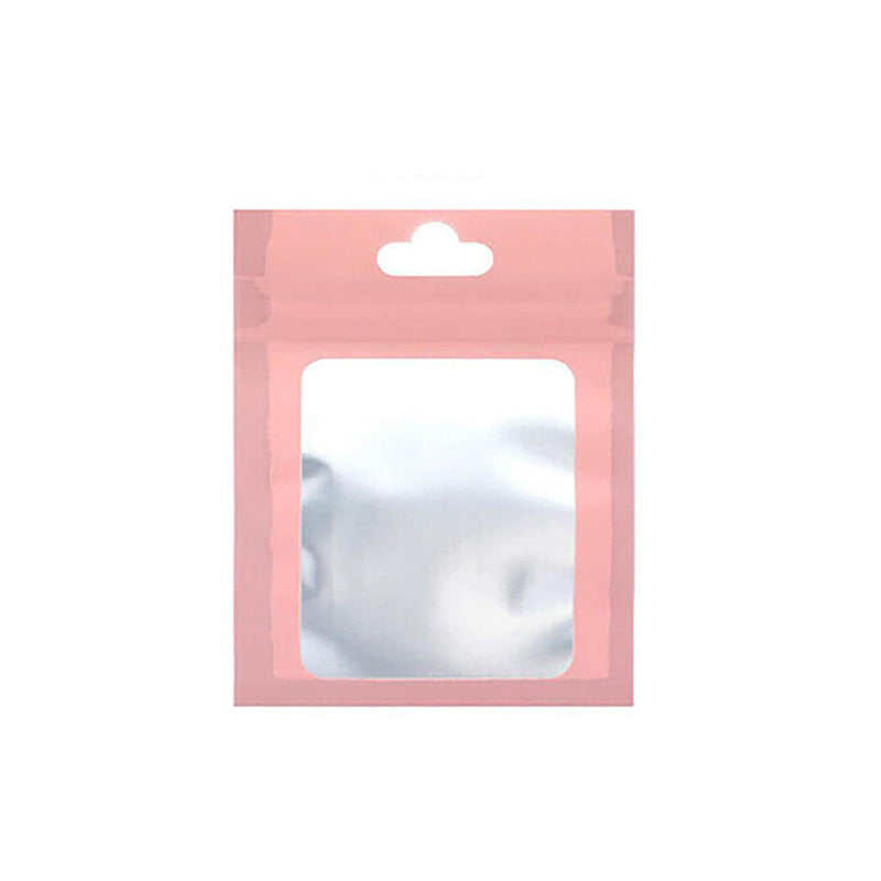 200pcs Resealable Aluminium Foil Zip Lock Bags