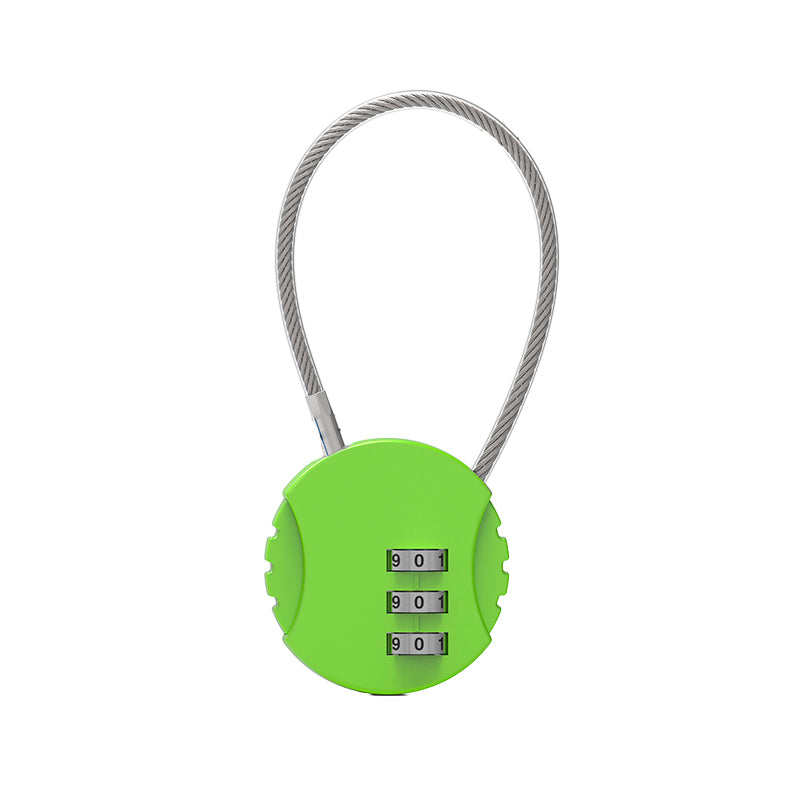 Combination Padlock 3 Digit Long Neck Luggage Lock for Bags and Lockers