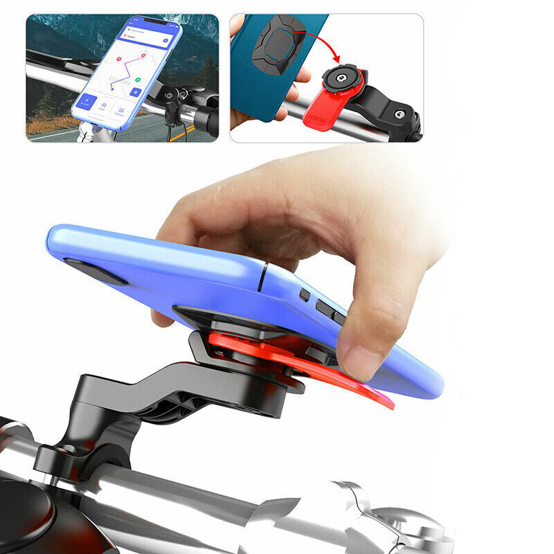 Bike Phone Holder Mount with Stick Adapter Bracket