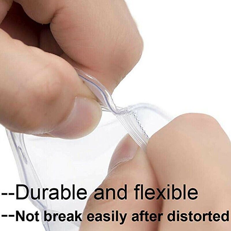 20pcs Clear ID Card Holder Pouches with Ziplock