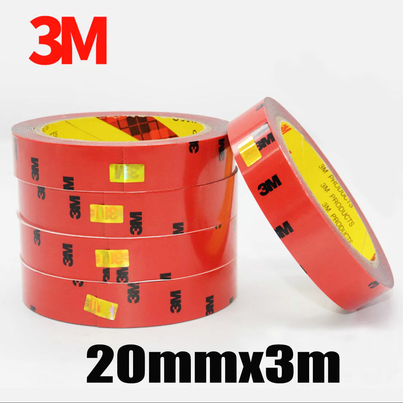 3M Strong Double-Sided Foam Tape Super Sticky for Vehicle & Craft