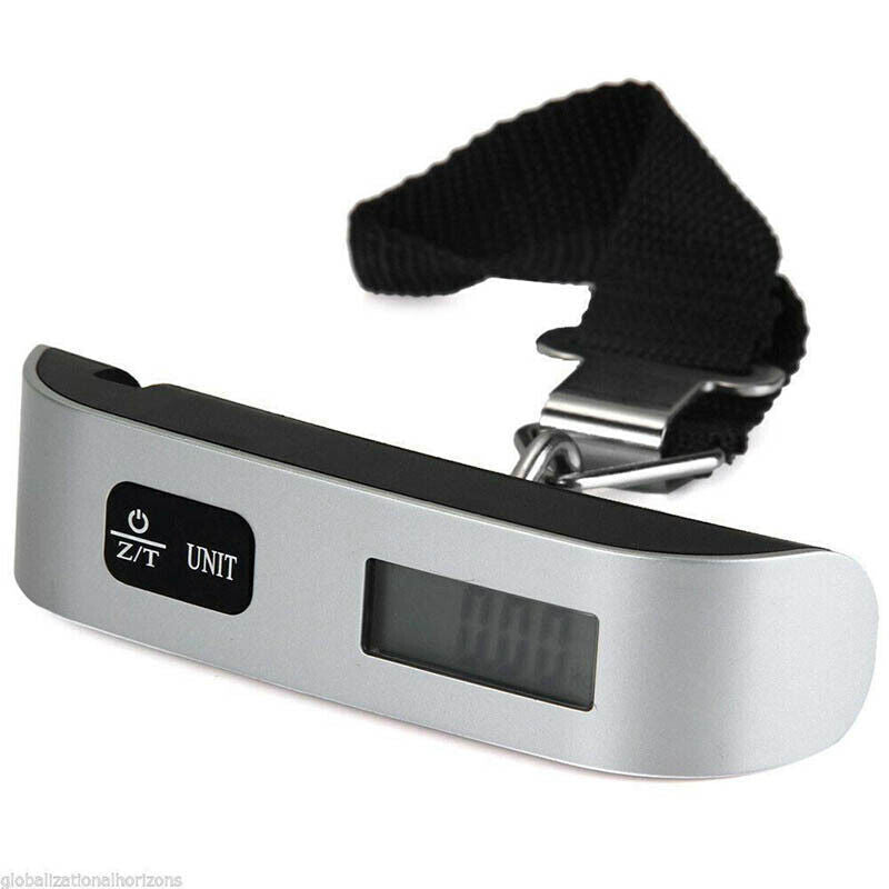 Portable Digital Luggage Scale LCD 50kg 10g Travel Weight Tool