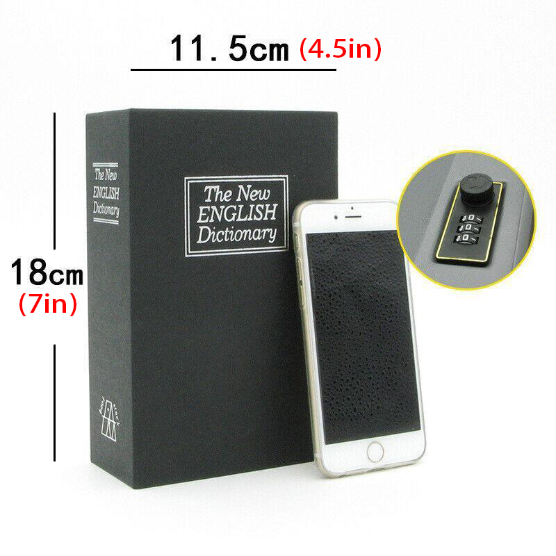 Dictionary Book Safe with Key Lock