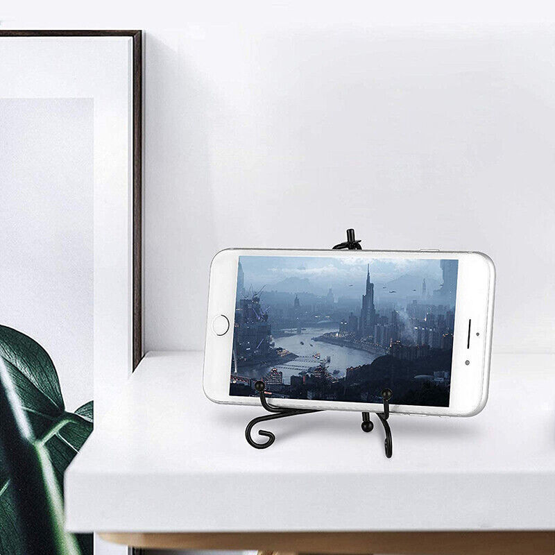 Iron Plate Display Easel for Photo Picture Bowl Dish