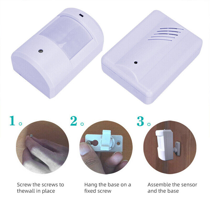 Wireless PIR Motion Sensor Door Chime 100m Range