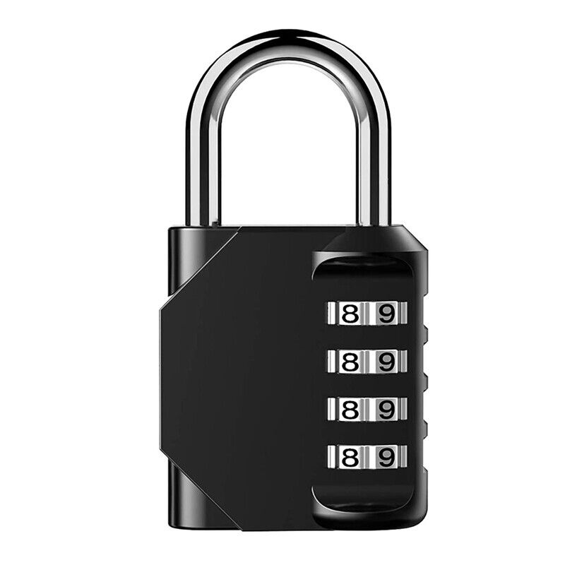 4 Digit Combination Padlock Waterproof Metal Security Lock