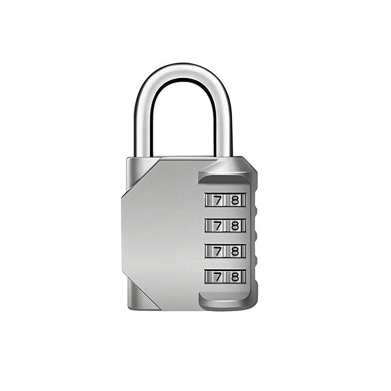 4 Digit Combination Padlock Waterproof Metal Security Lock