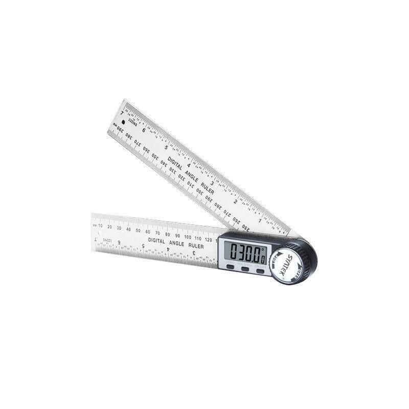 0-360° Digital Angle Finder 200mm Stainless Steel Ruler