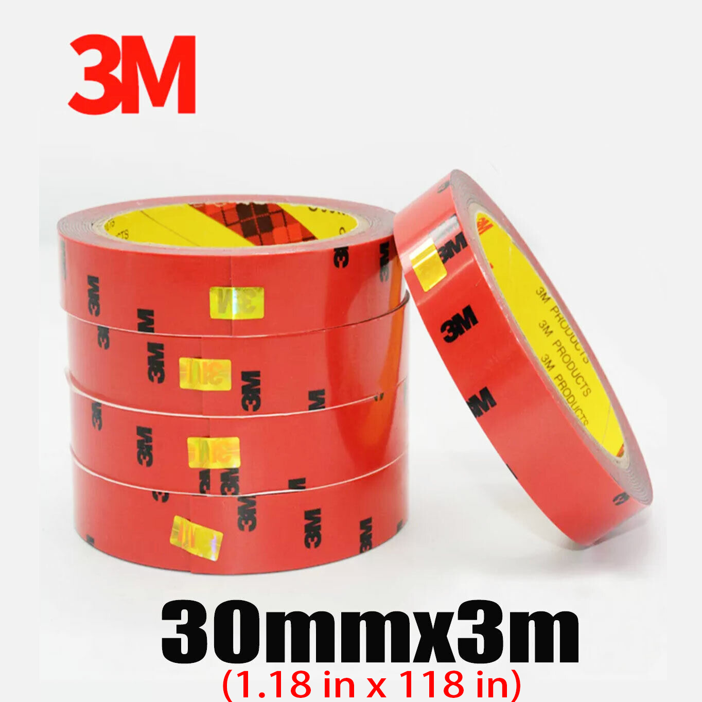 3M Strong Double-Sided Foam Tape Super Sticky for Vehicle & Craft
