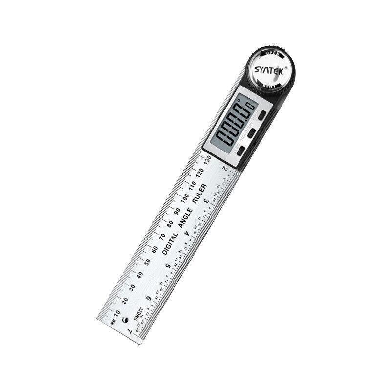 0-360° Digital Angle Finder 200mm Stainless Steel Ruler