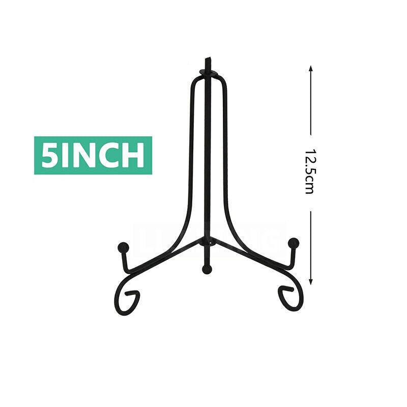 Iron Plate Display Easel for Photo Picture Bowl Dish