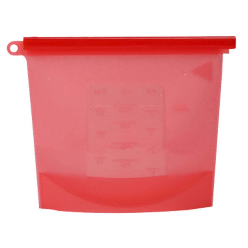 Reusable Silicone Food Storage Bags Vacuum Seal