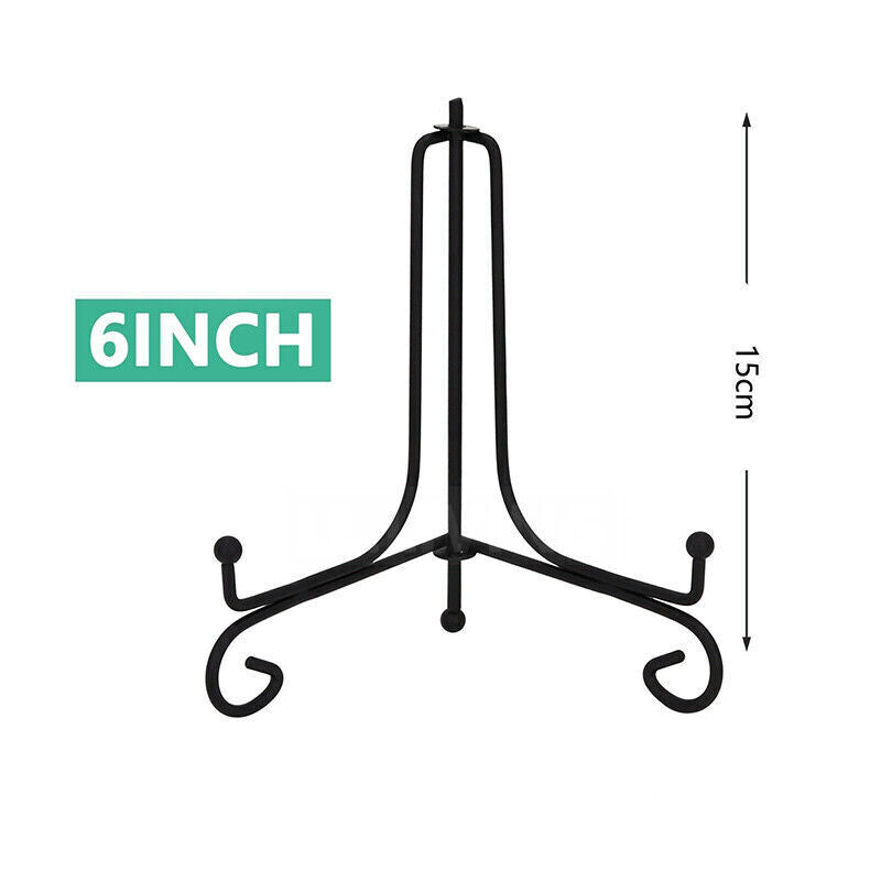 Iron Plate Display Easel for Photo Picture Bowl Dish