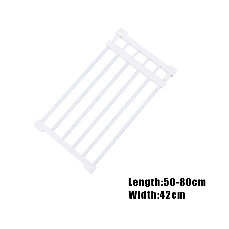 Adjustable Closet Shelf Organiser with Hanger Rod