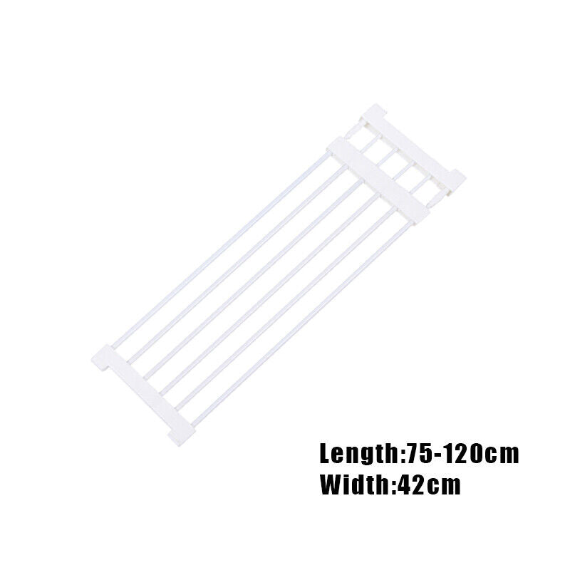 Adjustable Closet Shelf Organiser with Hanger Rod