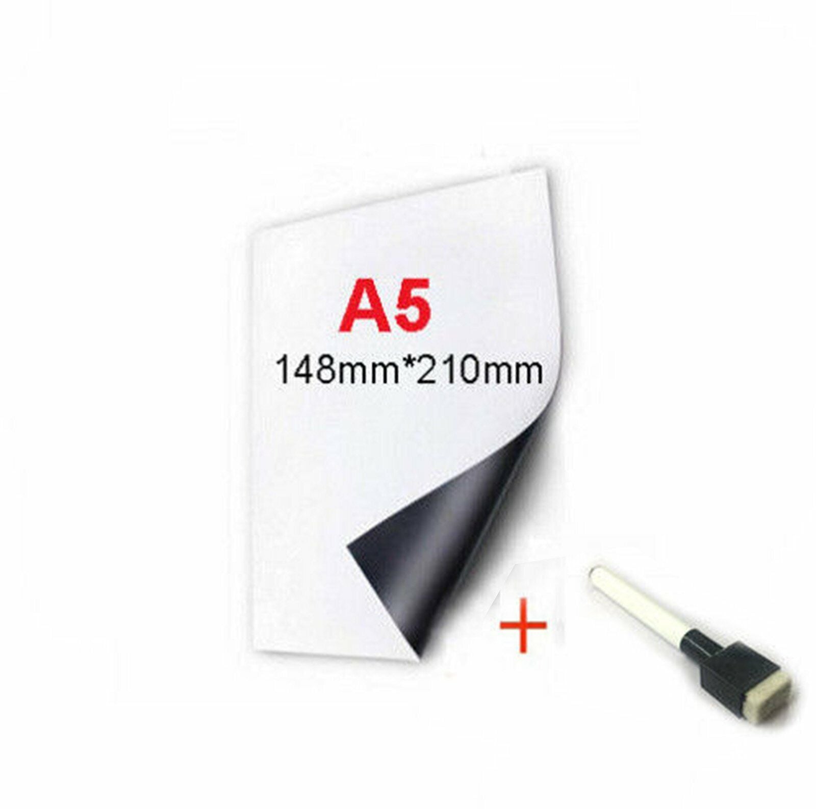 Magnetic Whiteboard A4 A5 Dry Erase Memo Board with Marker Set