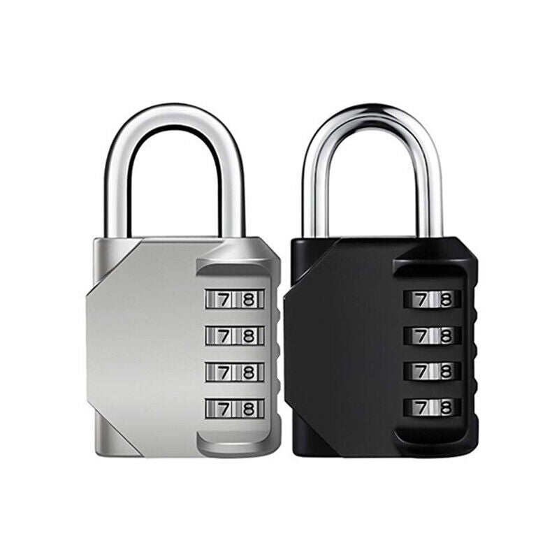 4 Digit Combination Padlock Waterproof Metal Security Lock