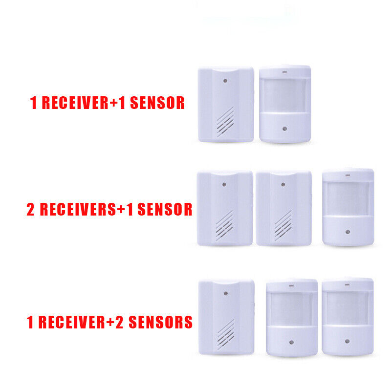 Wireless PIR Motion Sensor Door Chime 100m Range