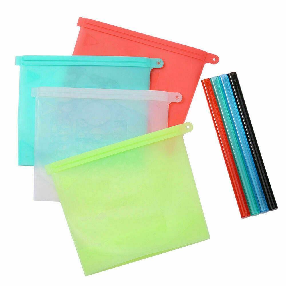 Reusable Silicone Food Storage Bags Vacuum Seal