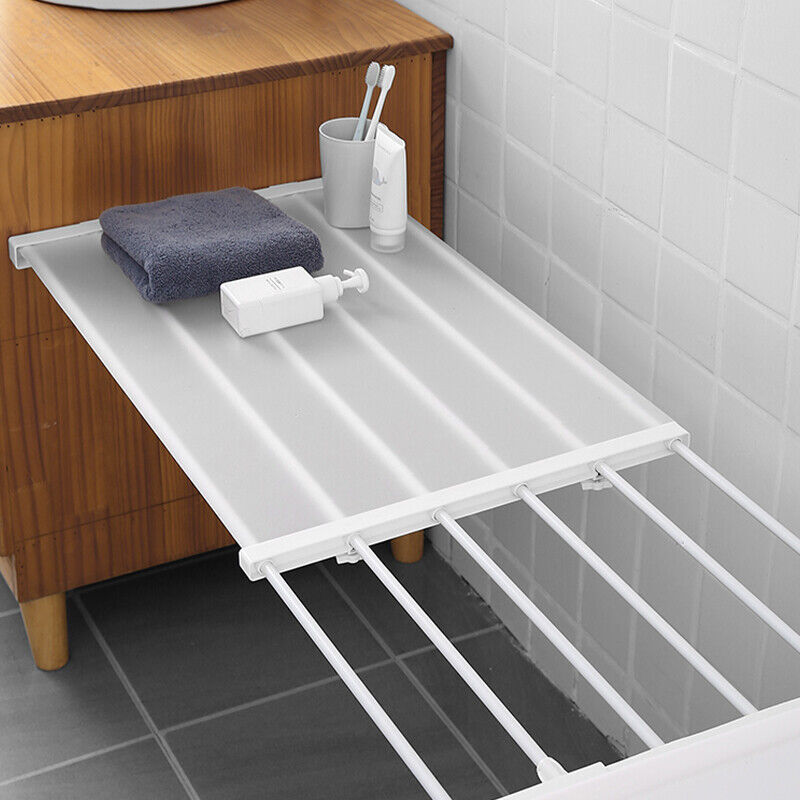 Adjustable Closet Shelf Organiser with Hanger Rod