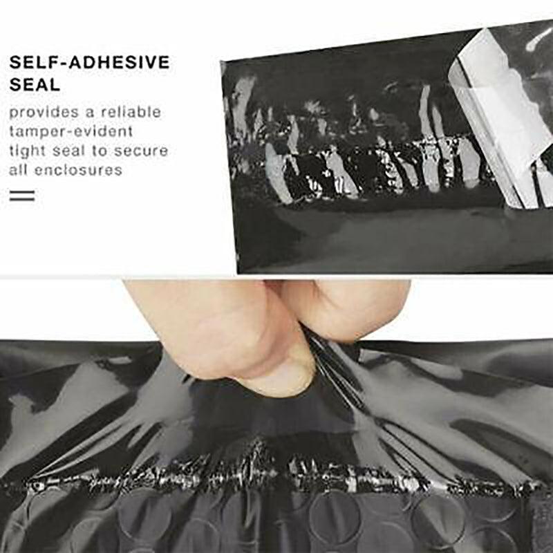 50 Pcs Poly Bubble Mailers Black Padded Shipping Envelopes