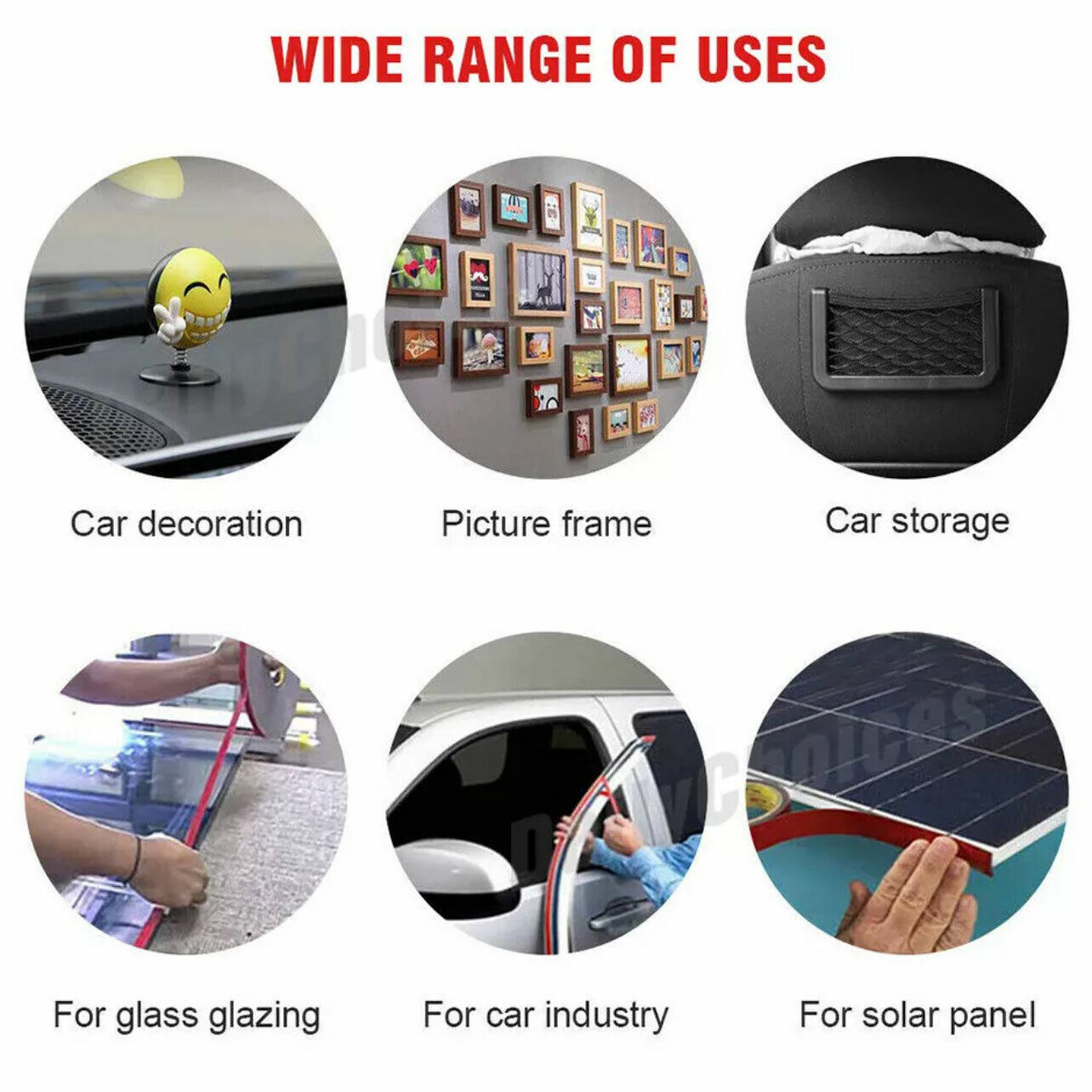 3M Strong Double-Sided Foam Tape Super Sticky for Vehicle & Craft