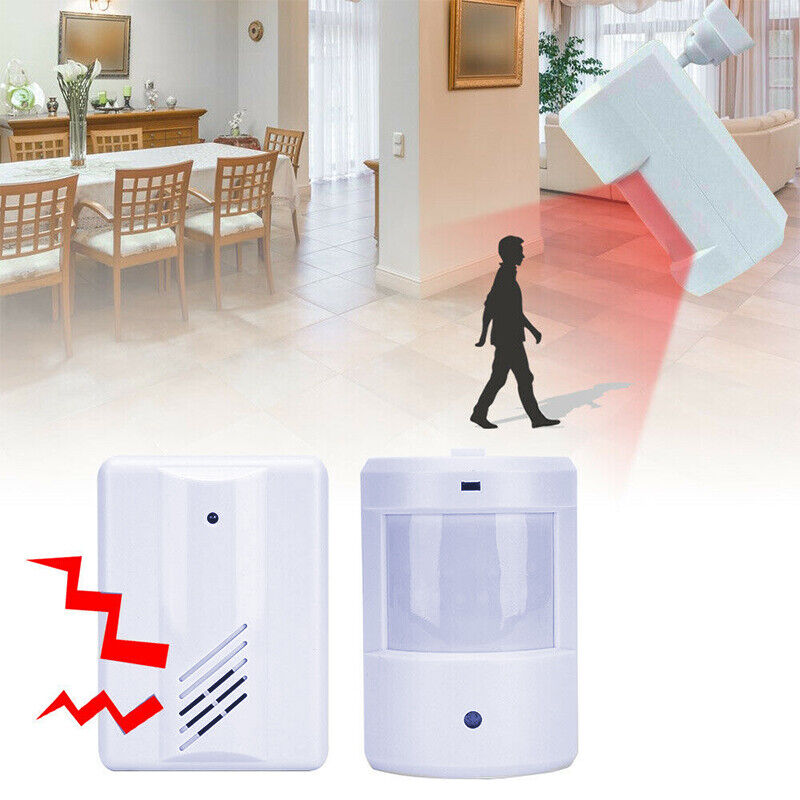 Wireless PIR Motion Sensor Door Chime 100m Range