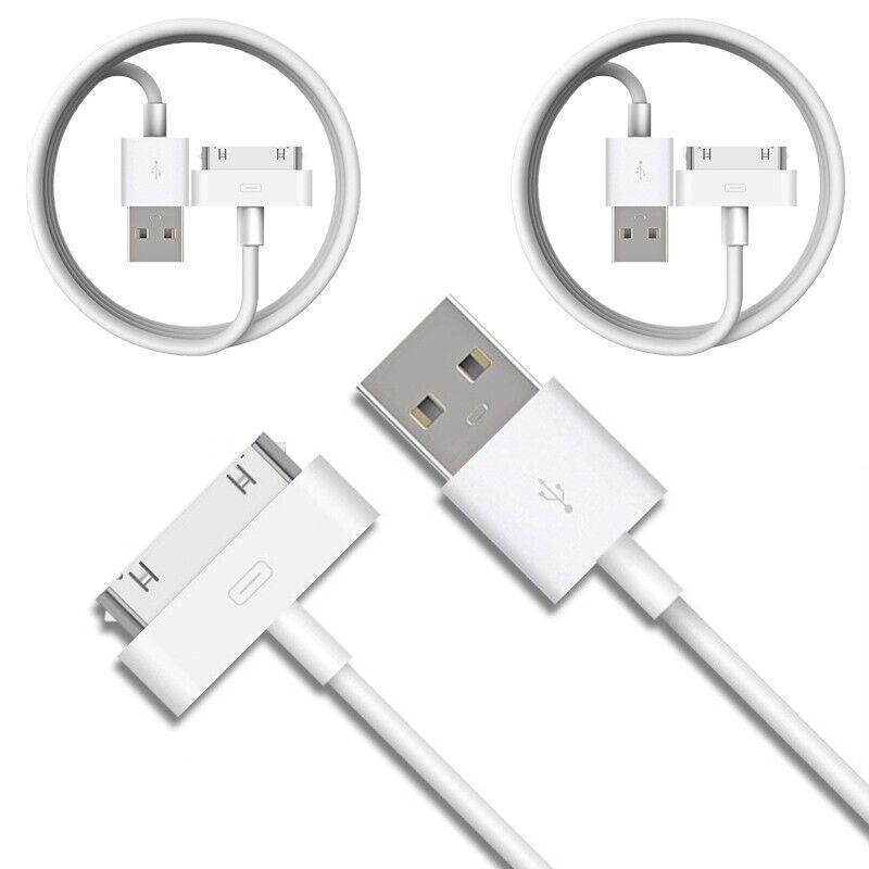 1 Meter USB Data Charger Cable for iPhone 4 4S iPod iPad White