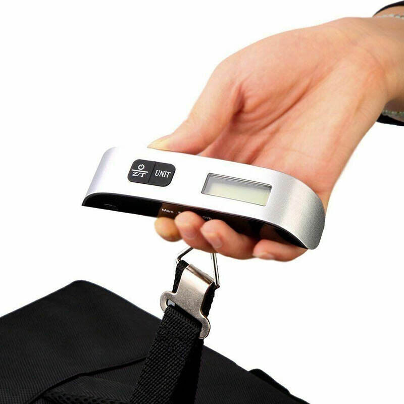 Portable Digital Luggage Scale LCD 50kg 10g Travel Weight Tool