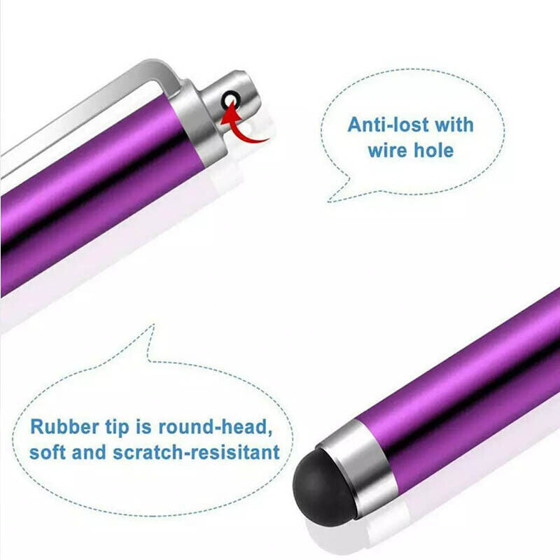 10 Pcs Capacitive Stylus Pens Soft Tips for Tablets