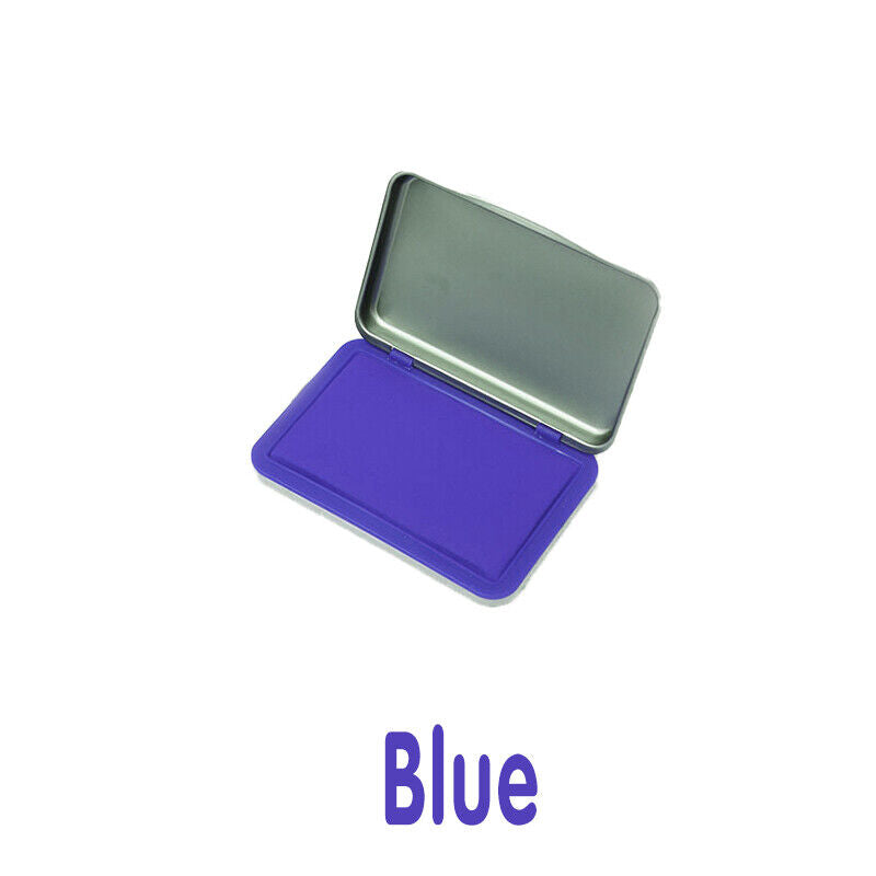 Ink Pad Rubber Stamp Finger Print Craft Office Non-Toxic Baby Safe