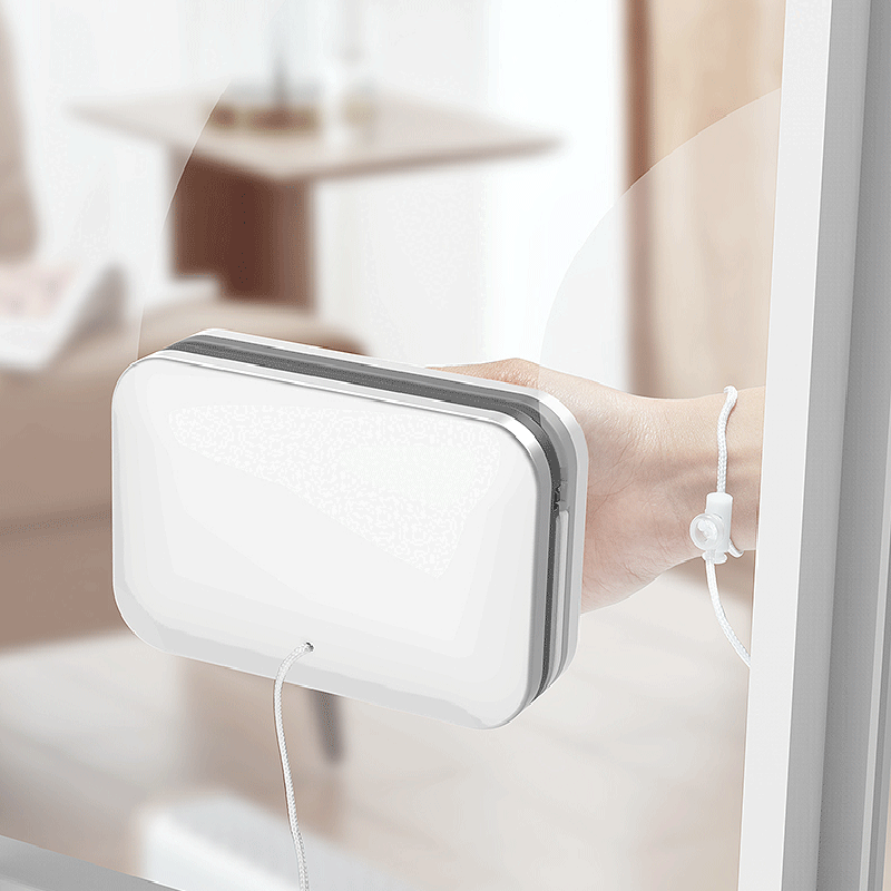 Magnetic Window Glass Cleaner Double Side Brush with Safety Rope